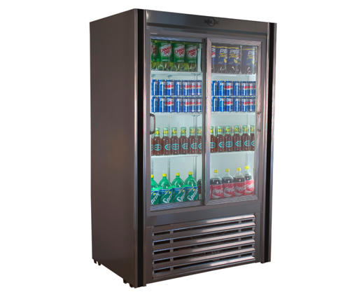 Sliding Glass Door Refrigerator-Self Contained - Medium