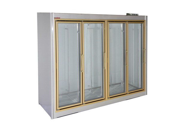 Swinging Glass Door Reach-In Remote Cooler